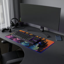 DistinctInk LED Gaming Mouse Pad with Discover Your True Path Design for Halloween  LGBTQ+ Pride