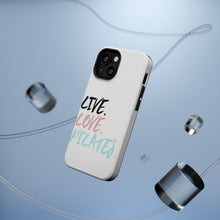 DistinctInk ToughCase for Apple iPhone, Compatible with MagSafe Charging - Live. Love. Pilates.