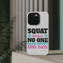 DistinctInk ToughCase for Apple iPhone, Compatible with MagSafe Charging - Squat Because No One Raps About Little Butts