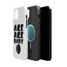 DistinctInk ToughCase for Apple iPhone, Compatible with MagSafe Charging - Ace Ace Baby Tennis