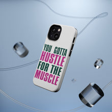 DistinctInk ToughCase for Apple iPhone, Compatible with MagSafe Charging - You Gotta Hustle for the Muscle