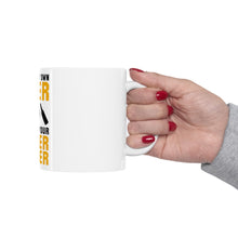 DistinctInk Glossy White Coffee / Tea Mug - I Make Beer What's Your Super Power