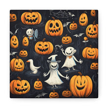 DistinctInk Canvas Wall Art with The Halloween Spell for Halloween