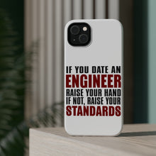 DistinctInk ToughCase for Apple iPhone, Compatible with MagSafe Charging - Date Engineer or Raise Your Standards