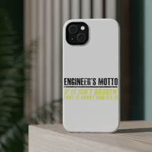 DistinctInk ToughCase for Apple iPhone, Compatible with MagSafe Charging - Engineer's Motto If Isn't Broken Fix It