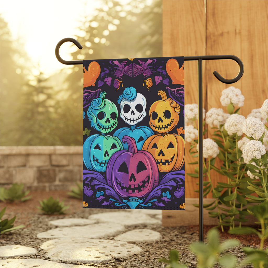 Garden & House Banner Flag with Creating Lasting Memories Design for Halloween LGBTQ+ Pride, view 5