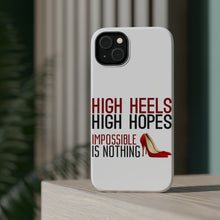 DistinctInk ToughCase for Apple iPhone, Compatible with MagSafe Charging - High Heels High Hopes Impossible Is Nothing