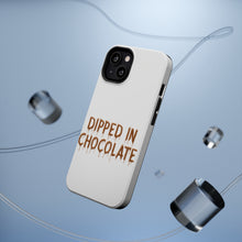 DistinctInk ToughCase for Apple iPhone, Compatible with MagSafe Charging - Dipped in Chocolate