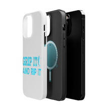 DistinctInk ToughCase for Apple iPhone, Compatible with MagSafe Charging - Golf Grip It And Rip It