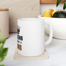 DistinctInk Glossy White Coffee / Tea Mug - Real Queens Fix Each Other's Crowns