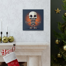 DistinctInk Canvas Wall Art with Skelly's Halloween Bash for Halloween