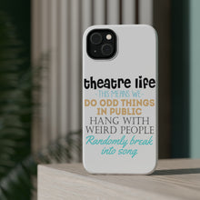 DistinctInk ToughCase for Apple iPhone, Compatible with MagSafe Charging - Theatre Life - Odd Things in Public