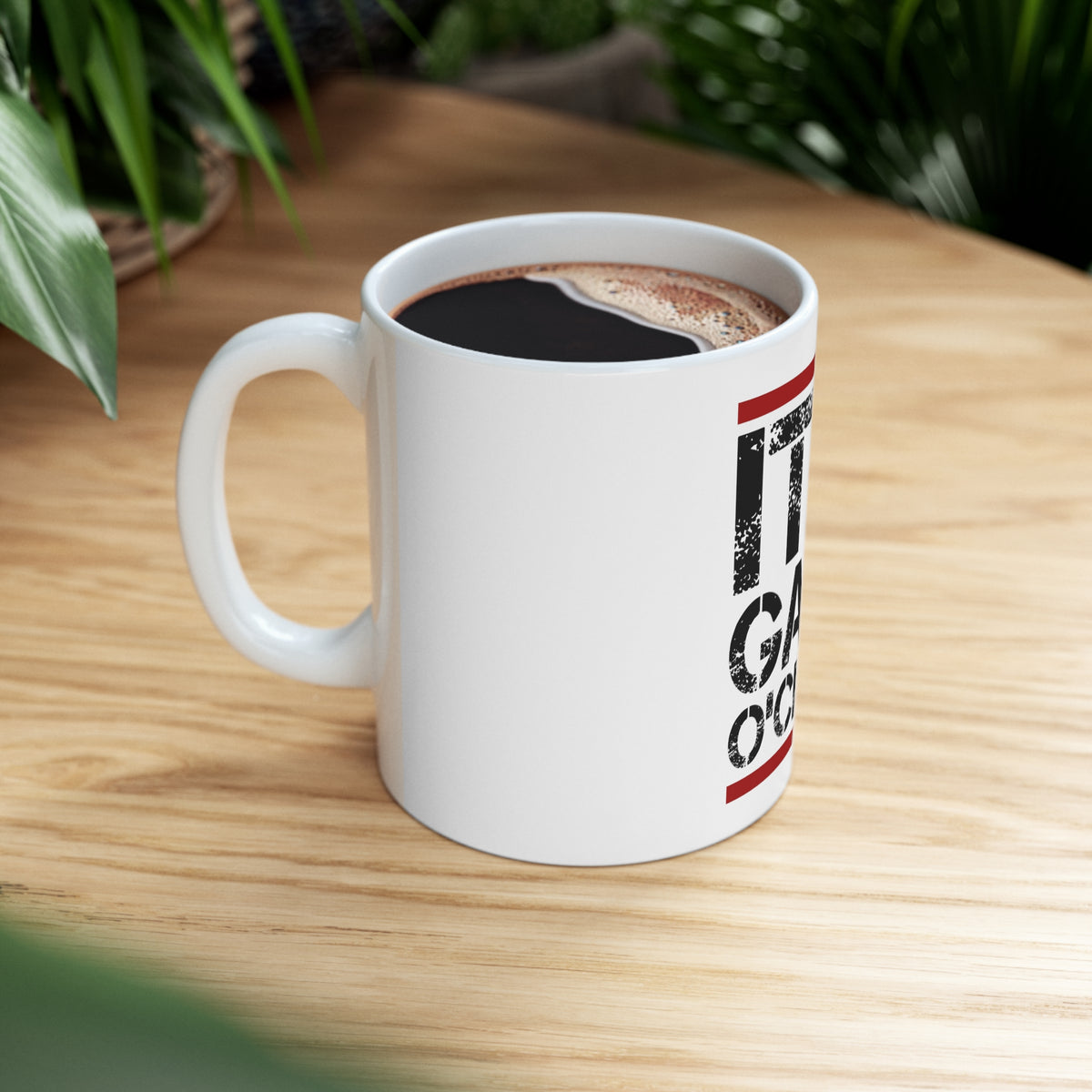 Glossy White Coffee / Tea Mug - It's Gainz O'Clock Working Out, view 8