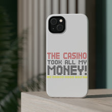 DistinctInk ToughCase for Apple iPhone, Compatible with MagSafe Charging - The Casino Took All My Money