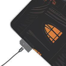 DistinctInk LED Gaming Mouse Pad with Spooky All Hallows' Eve Design for Halloween