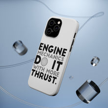 DistinctInk ToughCase for Apple iPhone, Compatible with MagSafe Charging - Engine Mechanics Do It With More Thrust