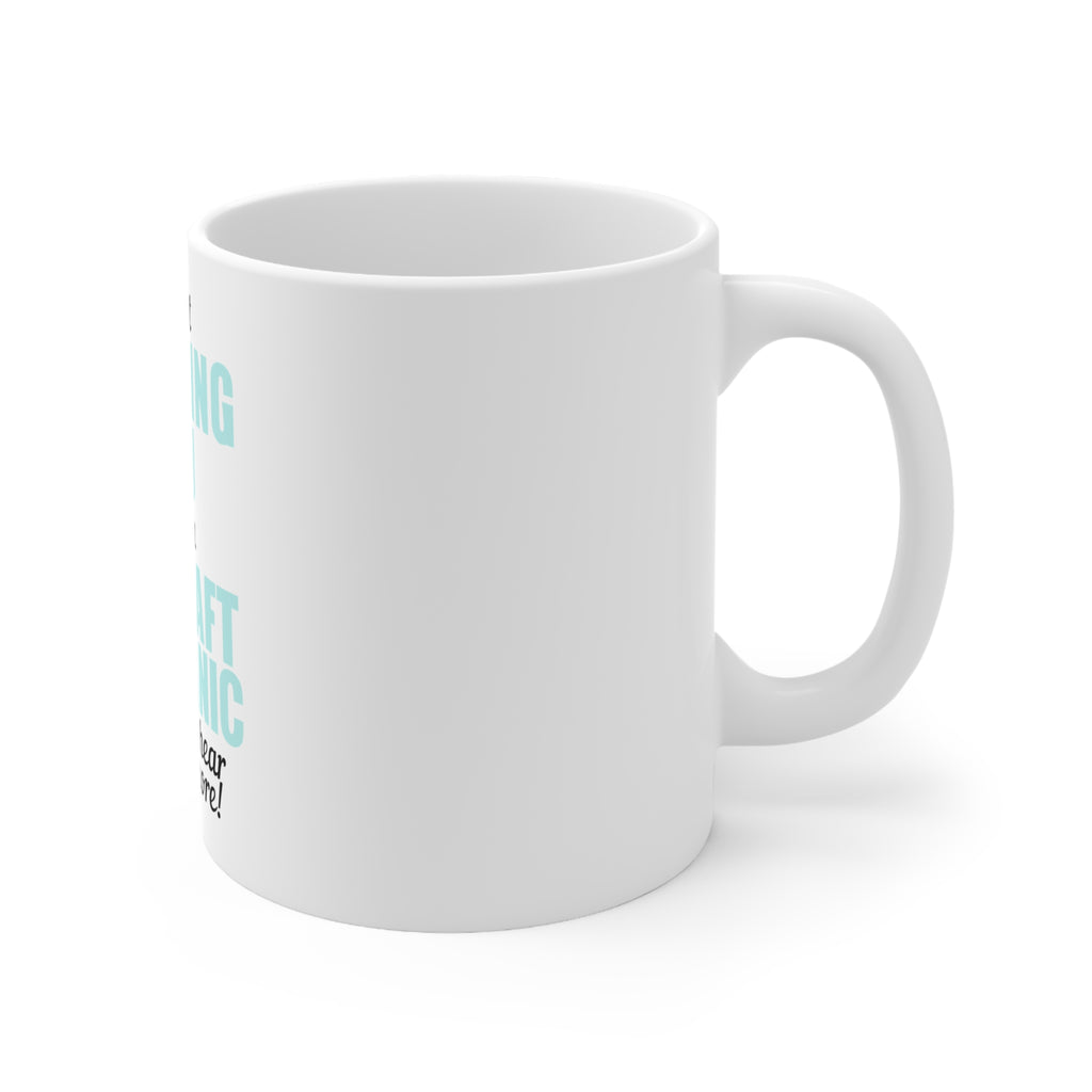 Glossy White Coffee / Tea Mug - I'm Not Ignoring You Aircraft Mechanic Can't Hear, view 3