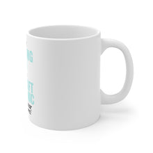 DistinctInk Glossy White Coffee / Tea Mug - I'm Not Ignoring You Aircraft Mechanic Can't Hear
