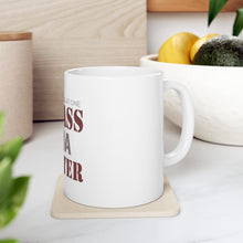 DistinctInk Glossy White Coffee / Tea Mug - You're Looking at One Badass MMA Fighter