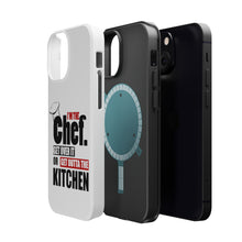 DistinctInk ToughCase for Apple iPhone, Compatible with MagSafe Charging - I'm the Chef Get Over it