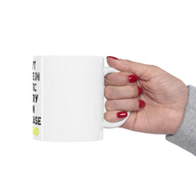 DistinctInk Glossy White Coffee / Tea Mug - Don't Believe in Plastic Surgery But Go Ahead