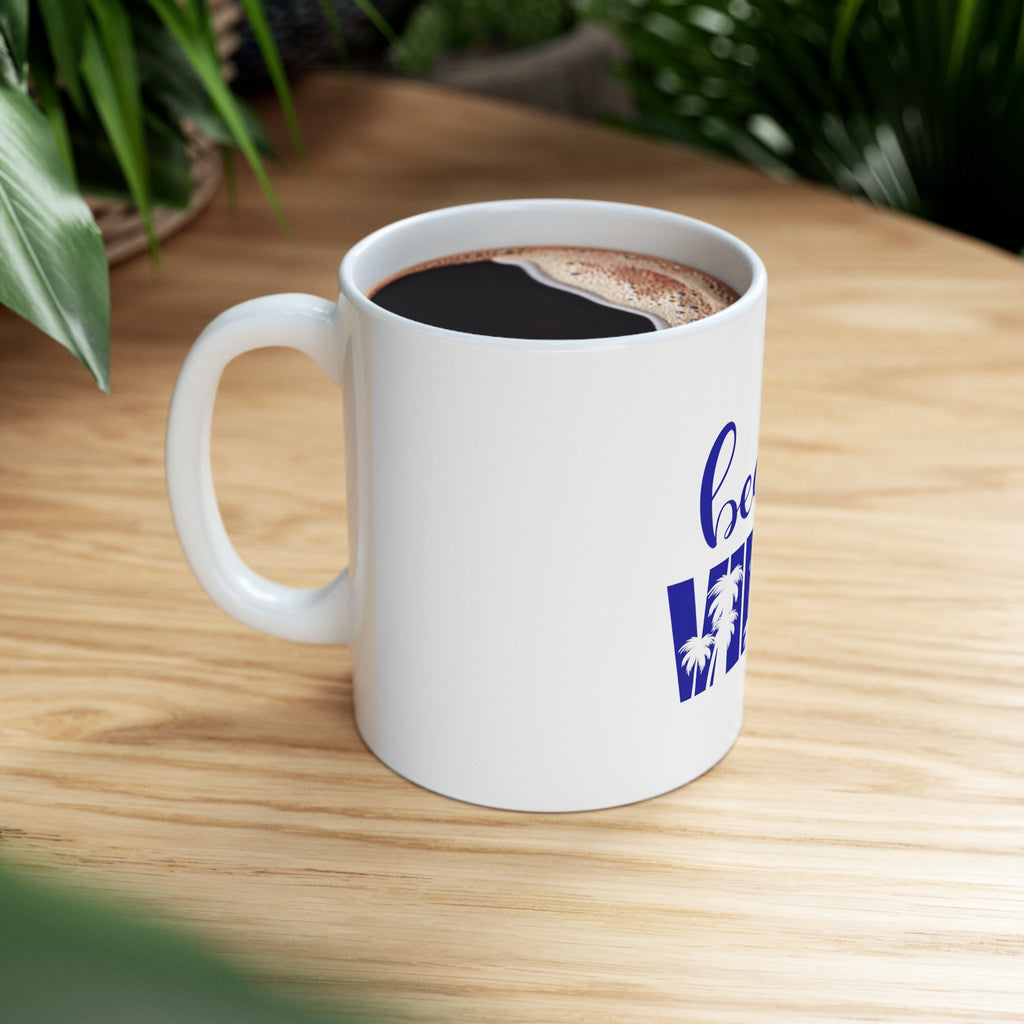 Glossy White Coffee / Tea Mug - Beach Vibes, view 8