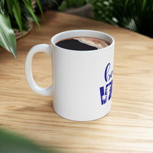 DistinctInk Glossy White Coffee / Tea Mug - Beach Vibes
