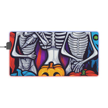 DistinctInk LED Gaming Mouse Pad with Exploring Inner Knowledge Design for Halloween  LGBTQ+ Pride