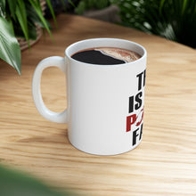 DistinctInk Glossy White Coffee / Tea Mug - This is My POKER Face