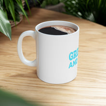 DistinctInk Glossy White Coffee / Tea Mug - Golf Grip It And Rip It