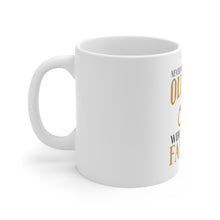 DistinctInk Glossy White Coffee / Tea Mug - Never Underestimate Old Man Farmer