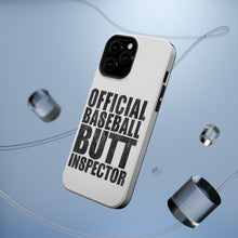 DistinctInk ToughCase for Apple iPhone, Compatible with MagSafe Charging - Official Baseball Butt Inspector