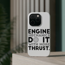 DistinctInk ToughCase for Apple iPhone, Compatible with MagSafe Charging - Engine Mechanics Do It With More Thrust