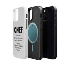 DistinctInk ToughCase for Apple iPhone, Compatible with MagSafe Charging - Chef Definition - Magic in the Kitchen