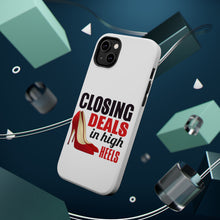 DistinctInk ToughCase for Apple iPhone, Compatible with MagSafe Charging - Closing Deals in High Heels