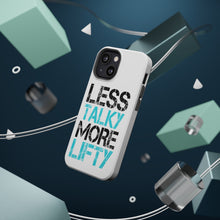 DistinctInk ToughCase for Apple iPhone, Compatible with MagSafe Charging - Less Talky More Lifty