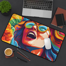 DistinctInk Desk Mat with Addictive Adventure Story Design for LGBTQ+ Pride