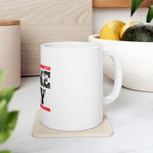 DistinctInk Glossy White Coffee / Tea Mug - Game Day