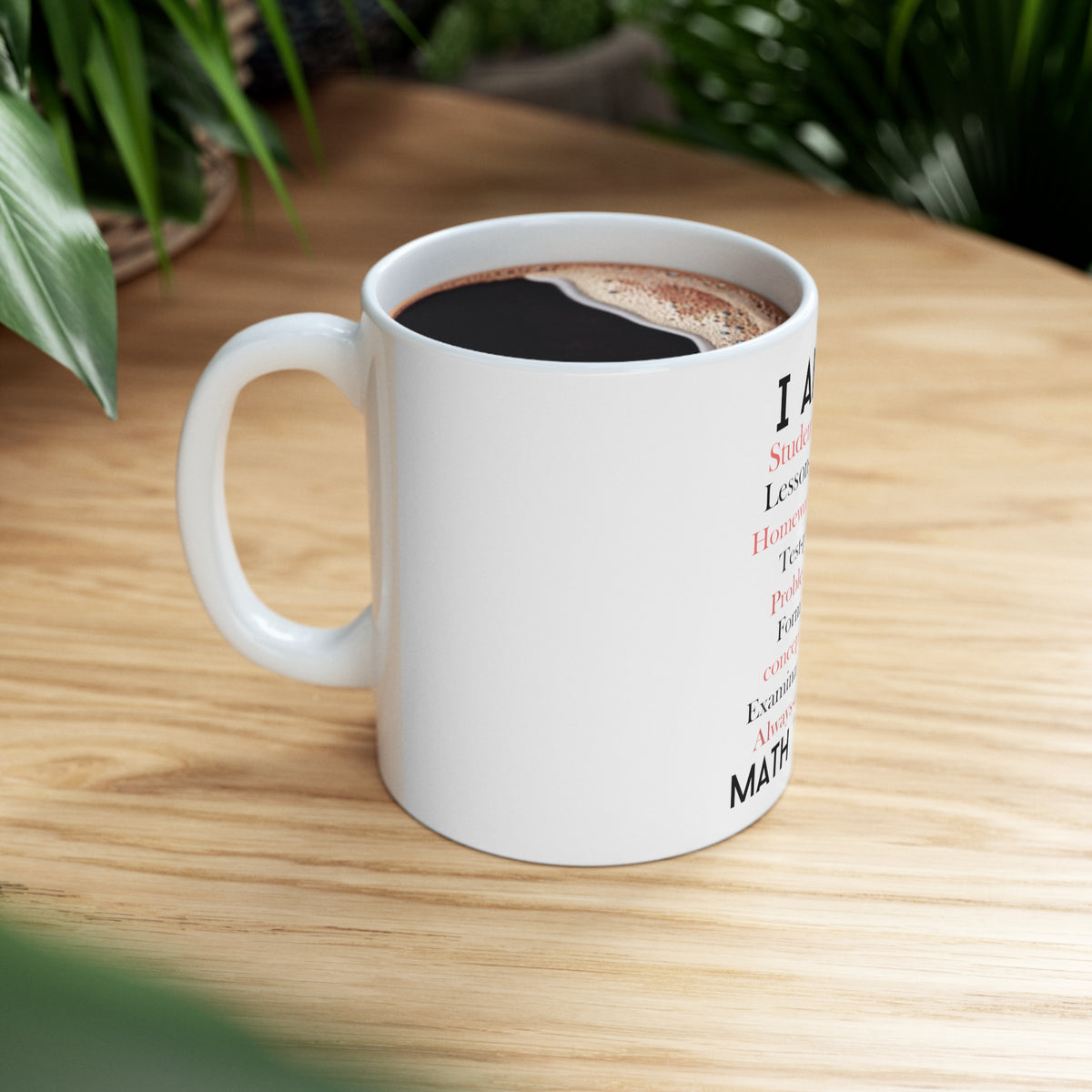 Glossy White Coffee / Tea Mug - Teacher Student Helping Homework Encourage, view 8