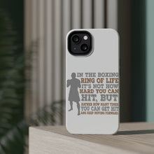 DistinctInk ToughCase for Apple iPhone, Compatible with MagSafe Charging - Boxing Life How Many Times You Keep Moving