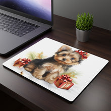 DistinctInk Mouse Pad - 1/4" Foam Rubber - Silky Terrier Puppy Drawing