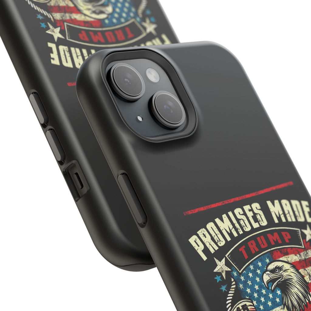 Tough Case for iPhone, Compatible with MagSafe Charging | Trump - Promises Made, Promises Kept | Conservative, view 47