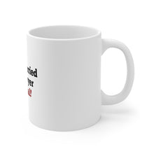 DistinctInk Glossy White Coffee / Tea Mug - Being Married to a Lawyer is a Trial