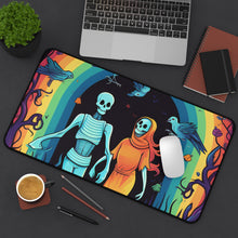 DistinctInk Desk Mat with The Enduring Beauty of Writing Design for Halloween  LGBTQ+ Pride