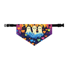 DistinctInk Adjustable Pet Banana Collar with A Life Of Adventure Design for Halloween LGBTQ+ Pride