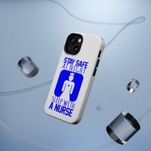 DistinctInk ToughCase for Apple iPhone, Compatible with MagSafe Charging - Stay Safe at Night Sleep With a Nurse