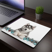 DistinctInk Mouse Pad - 1/4" Foam Rubber - Siberian Huskie Puppy