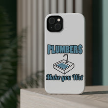 DistinctInk ToughCase for Apple iPhone, Compatible with MagSafe Charging - Plumbers Make You Wet