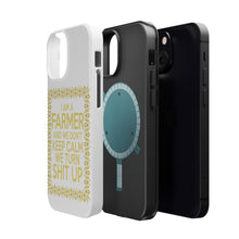 DistinctInk ToughCase for Apple iPhone, Compatible with MagSafe Charging - I'm a Farmer and We Don't Keep Calm