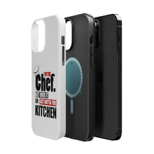 DistinctInk ToughCase for Apple iPhone, Compatible with MagSafe Charging - I'm the Chef Get Over it
